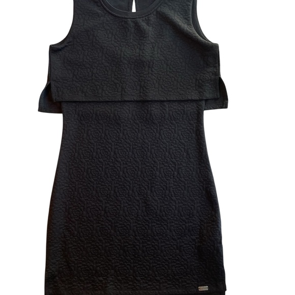 Bellfield Scilla Jacquard Textured Black Layered Dress - Picture 5 of 13